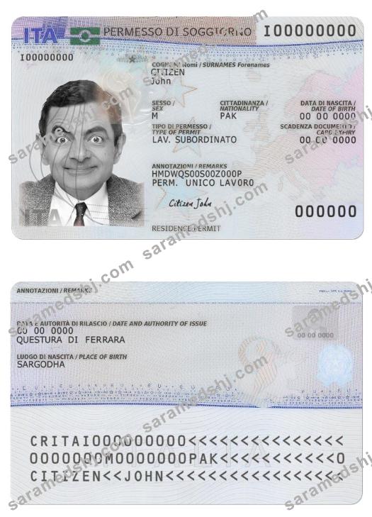 Italy residence permit new